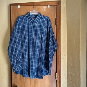 Men’s Covington Wrinkle Free XL extra large Long Sleeve Shirt collared